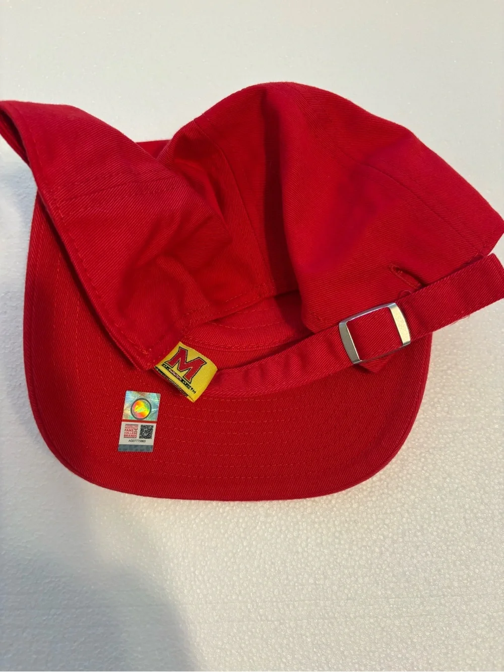 Fanatics University of Maryland Red and Yellow Baseball Cap